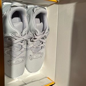 Nike LeBron Witness 7 Wolf Grey/White/Wolf Grey Men's Basketball Shoe Size 10